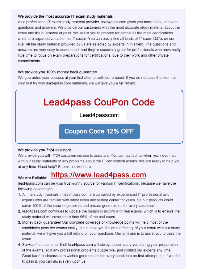 lead4pass 300-209 dumps