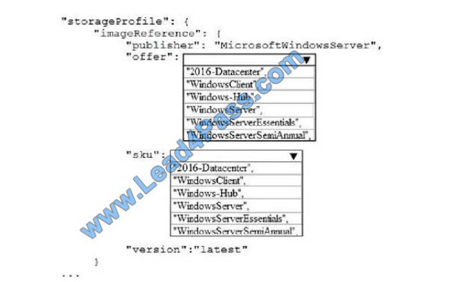 lead4pass az-103 exam question q7