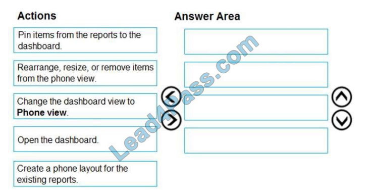 microsoft da-100 certification exam q11