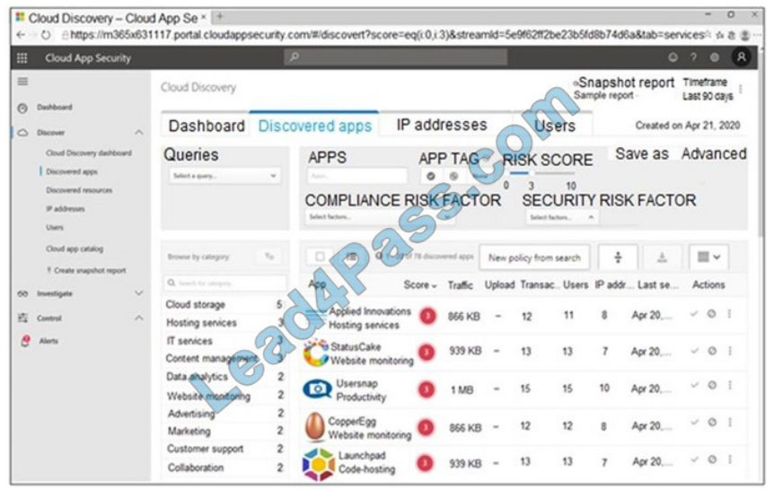 microsoft sc-200 certifications exam q9