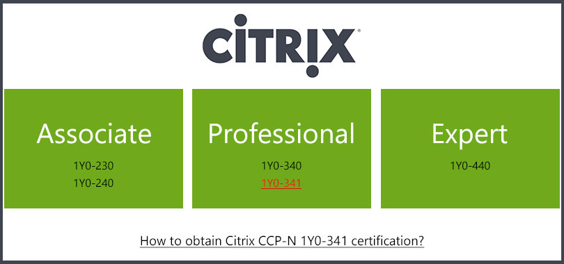 Citrix CCP-N 1Y0-341 certification